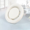 thumbnail image 3 of KAKOWELY Ceiling Vent 4 Inch Air Duct Vent Cover Ceiling Diffuser For Inline Duct Fan,5.91X"X5.91"X2.95", 3 of 5