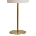 thumbnail image 2 of Renwil Modern Glamour Rexmund Table Lamp in Antique Brass and White, 2 of 3