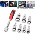 thumbnail image 3 of Llave de trinquete Flexible ANGGREK 8 Uds 7 cabezales acero de vanadio 72 dientes, 3 of 8