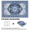 thumbnail image 2 of MeyJey Washable Area Rugs 6'x9' Blue/Navy, Non Slip Vintage Traditional Soft Large Rugs for Living Room Bedroom Nursery Office Retro Home Decor Carpet, 2 of 9
