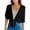 Black, variant on Sun Shirt Women V-Neck Wrap Front Shirts UPF 50+ Short Sleeve Sun Protection Quick Drying Beach Polos Collared Shirt S