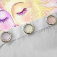thumbnail image 4 of Homewish Bohemian Moon Sun Black Out Curtains for Teens Boys Girls,Purple Golden Curtains Pack of 2 (42x63 Each),Boho Theme Bedroom Curtains,Ultra Soft Home Decor, 4 of 6