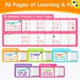 thumbnail image 3 of Magic Grooved Writing Practice, Grooved Handwriting Book Practice, Reusable Handwriting Tablet with Deep Tracing Geooves, Preschool Learning Activities, Perfect Educational Gift for Kid 3+, 3 of 10