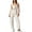 White, variant on Wyzesi Blue And White Jumpsuits for Women Women's Casual And Classic Gallus Shorts Romper Multi Pocket Denim Overalls Maternity Jumpsuit Shorts for Women Womens Jumpsuits Dressy