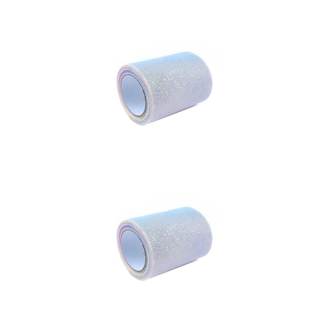 Advancent Rollo de tul con purpurina, tela , tules artesanales, lentejuelas brillantes, rollos de arcoíris, traje ligero transpirable Type4 NO4
