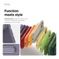 thumbnail image 4 of elago for iPhone 17 Pro Case, Premium Magnetic Silicone Case, Compatible with MagSafe, Liquid Silicone Material, Protective Cover, Shockproof, Slim Phone, 6.3 inch (Deep Lavender), 4 of 5