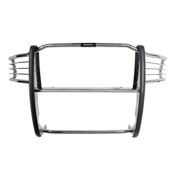Trailfx E0042S Grille Guard for Jeep - Polished Stainless Steel