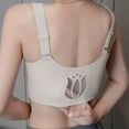 thumbnail image 6 of Gkeoshab Sports Bras for Women Plus Size Shapewear Bra for Women, Minimizer Front Closure with Full Back Coverage White 36, 6 of 6