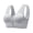 Gray, variant on Wireless Bras for Women Easy Access Front Closure No Show Smooth Finish Lightweight No Show Design Modern Minimal Look Weekend Lounge Style Secure Hold without Bulk Summer Gray 3XL