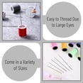 thumbnail image 5 of Mr. Pen- Large Eye Needles for Hand Sewing, 50 Pack, Assorted Sizes, Sewing Needles, Iron, 5 of 9