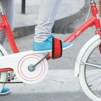 Beaupretty Pedal Straps for Toddler Bike 1 Pair Adjustable Red Nylon Bicycle Accessories