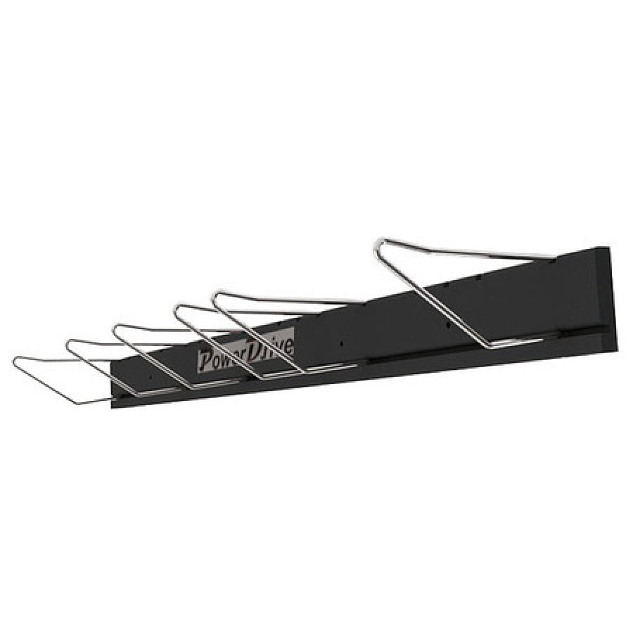 POWER DRIVE 2X907PD VBelt Wall Rack,36In L w/Six 6In Hooks Walmart