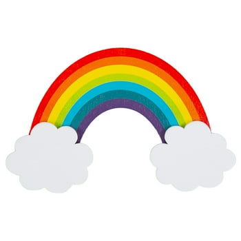 Hello Hobby Wood Rainbow Shape, Pre-Painted, 4 in. x 4 in.