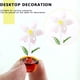 thumbnail image 3 of Artesanía de vidrio soplado mini lindas flores plantas figuras de arte de cristal coleccionables hogar oficina mesa jardín simulación plantas decoraciones adornos interiores del coche, 3 of 6