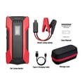 thumbnail image 1 of Generic Brand 12V Car Emergency Jump Starter with 1500A Peak Current, Portable Auto Battery Booster, 3-in-1 Power Bank & LED Flashlight, USB Charging, Vehicle Rescue Tool, 1 of 8