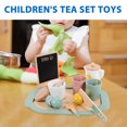 thumbnail image 3 of Mobutofu 1 Set Children Simulation Tea Set Wooden Assorted Color for Educational Purposes with Realistic Shapes, 3 of 5