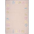 thumbnail image 1 of Joy Carpets Kid Essentials ABC's Beige/Yellow Polka Dot Area Rug, 1 of 1