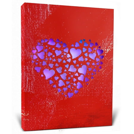 

CoTa Global Hearts Light Up LED Wall Art – Fun Changing Color LED Light Up Picture Art for Bedroom Modern Wall Hang Living Room Art – House Decor Art Design Wall Art Nightlight – 16x12 Inches