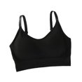 thumbnail image 1 of Guardurnaity Chaleco corto de punto liso sin mangas, chalecos acanalados sexys, cómodo, transpirable, suave, de alta elasticidad, camiseta sin mangas con Prendas para la parte del cuerpo Negro Guardurnaity AP017932-02, 1 of 6