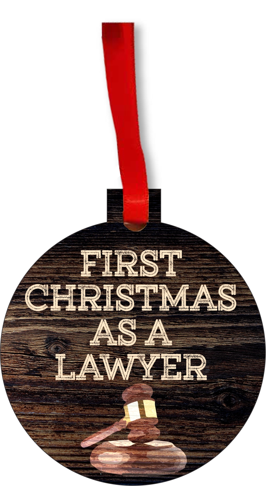 First Christmas as a Lawyer Career Job Gift Appreciation 1st Ornaments