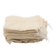 thumbnail image 1 of 200 Pack Cotton Muslin Bags Sachet Bag Multipurpose Drawstring Bags for Tea Jewelry Wedding Party Fa, 1 of 5