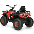 thumbnail image 5 of Topbuy 12V Kids Electric Ride On Car Toy 4-Wheeler ATV Quad with LED Lights Red, 5 of 5