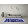 thumbnail image 3 of Ahgly Company Indoor Rectangle Abstract Blue Contemporary Area Rugs, 2' x 3', 3 of 4