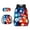Fire Water Baseballs, variant on Xixirimido Fire Soccer Pattern Kids Backpack Set for Boys Girls 17in School Backpack & Lunch Bag & Pencil Bag 3 in 1 Set for School Picnic Travel