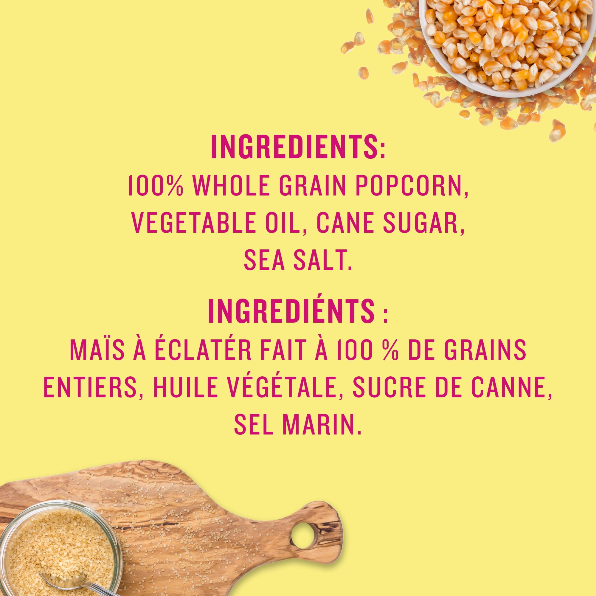 Angie’s BOOMCHICKAPOP® Gluten-Free, Non-GMO, Sweet & Salty Ready-To-Eat Vegan Kettle Corn Popcorn, 198 g, A cholesterol free, whole grain, Non GMO, Kosher, gluten free snack