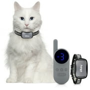 eXuby - Small & Gentle Cat Training Collar w/Remote - Designed for Training Cats - Prevents Unwanted Behaviors  - 3 Different Correction Modes - 9 Intensity Levels - Water Resistant  Sleek Design