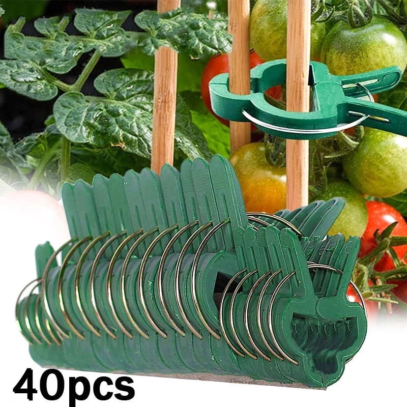 Artrylin 40 Pcs Plant Clips Garden Clips For Tomato Cage Tomatoes
