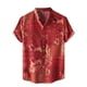 thumbnail image 1 of Camisas Para Hombre Cárdigan Hawaiano de Manga Corta Para La Playa Camisa Con Cuello Alto Impreso Camisas Casuales Con Botones Hacia Abajo Odeerbi ODB124772, 1 of 7