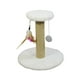 thumbnail image 3 of Poste para rascar gatos Yinane Juguete interactivo Redondo blanco, 3 of 8