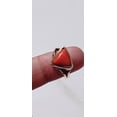 thumbnail image 4 of Natural Certified Red Coral Gemstone Moonga Astrological Ring 925 Sterling Silver Handmade Birthstone Jewelry Ring For Men, 4 of 4