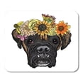 thumbnail image 1 of NUDECOR Boxeur Sharpei Chiot dans la Couronne de Roses Exotiques Tapis de Souris 9x10 Pouces, 1 of 1