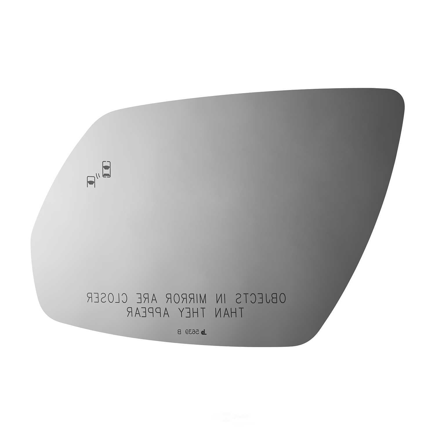 Burco Side View Mirror Replacement Glass - Clear Glass - 5639B