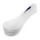 thumbnail image 3 of 6pcs Ceramic Soup Spoons, Ergonomic Kitchen Accessories, Retro Design for Porridge, Rice, Home Dining and Cooking, 3 of 5