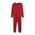 thumbnail image 2 of Pyjama de Nuit Long pour Hommes - Rouge Parfait, 2 of 4