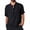 Black, variant on T Shirts for Men Short Sleeve Crew Neck Henley T-Shirt Loose Fit Black Button Shirt Gym Shirts Men