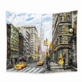 thumbnail image 1 of Tapestry City Street Wall, 150 x 150 cm, microtela de fibra, 1 of 2