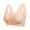 C_ Pink, variant on SMihono Scalloped Daisy Bras for Older Women 2025 Plus Size Front Closure Bras No Underwire Front Button Bra Comfy Soft Push up Bras Pink XXL
