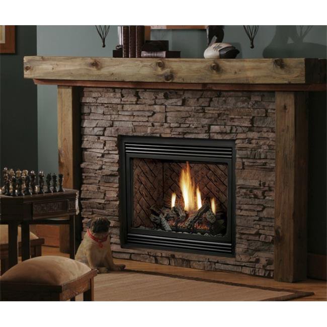 Kingsman HBZDV3624N Millivolt Valve Natural Gas Fireplace, 24000 BTU ...