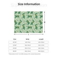 thumbnail image 5 of Honeii Cute Dinosaurs in Space print throw blanket, crafted from cozy cotton flannel, offers versatile home decor as a bedding suitable for all seasons.-80"x60", 5 of 6