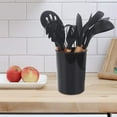 thumbnail image 3 of Silicone Kitchen Utensils | Kitchen Tools Non-Stick, Silicone Kitchen Utensil Set, Wooden Handle Utensils for Cooking, Serving Utensils Kitchen Gadgets, 3 of 8
