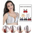 thumbnail image 2 of Comfort Rose Bra, Floral Secrets Comfort Rose Bra, Front Closure Lace Rose Bra For Women, 2 of 5