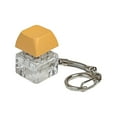 thumbnail image 3 of Teclado Fidget llavero mosquetón llavero Clip portátil divertido teclado tapa de llave Amarillo, 3 of 9