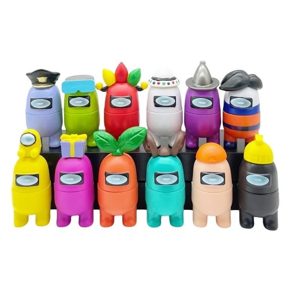 FlareFable 12Pcs Game Amung-Us Series 3 Figurines Toys Characters Action Figure Toys, Strategy Games Players Toys, Home & Desk Decorations, Interesting Birthday Christmas Gifts