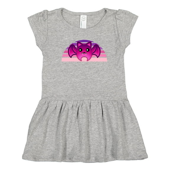 Inktastic Halloween Bat for Girls Girls Toddler Dress