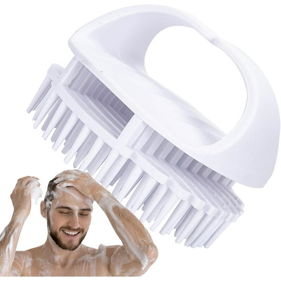 Scalp Scrubber | Hair Scrubber & Scalp Massage for Shower - Comfortable Dual Use Hair Brush Head Massage for Relaxation Scalp Scrub Mengli