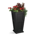 thumbnail image 3 of Mayne Fairfield 22" x 22" x 40" Square Tall Black Plastic Planter, 3 of 10